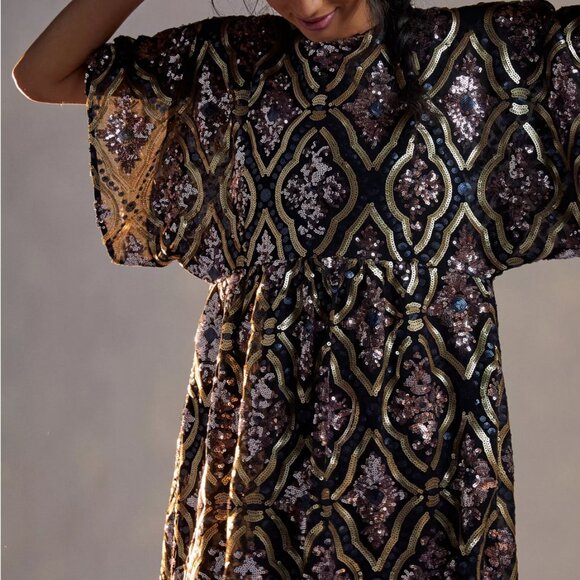 Amalia Sequined Dress- NWT - Picture 5 of 5